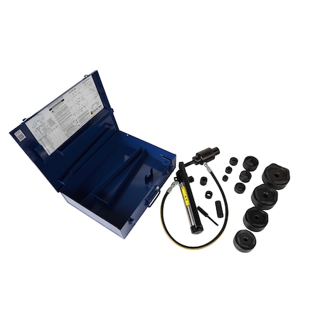 Current Tools 1/2" to 4"  Piece Maker Hydraulic Knock-Out Set 154PM